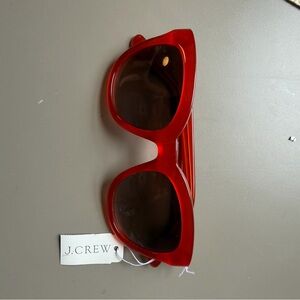 J. Crew Bold Red Sunglasses